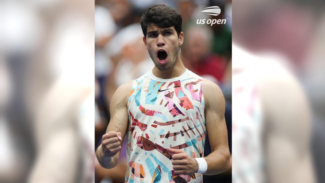 Carlos Alcaraz晉級美網男單8強。（圖／翻攝自US Open Instagram）
