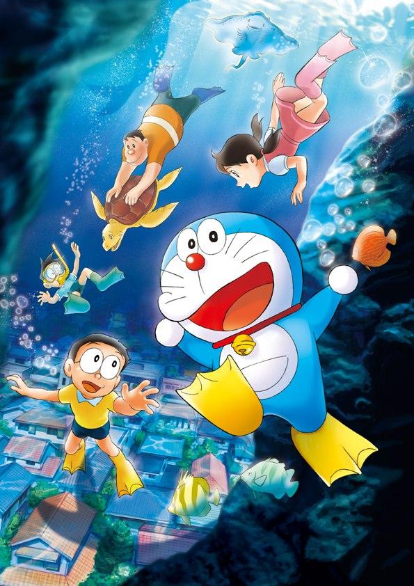 《哆啦A夢:大雄的人魚大海戰》9月8日上映。(圖/甲上娛樂提供)