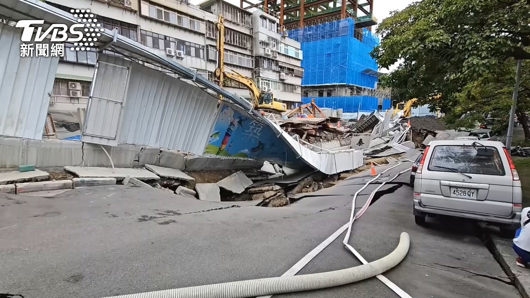「基泰大直」重大施工鄰損事件引發全台關注。（圖／TVBS）