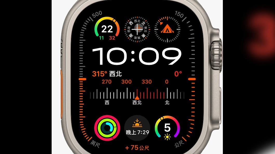 更新過後連最新的Apple Watch Ultra 2的續航力都只剩下3小時。（圖／翻攝蘋果官網）