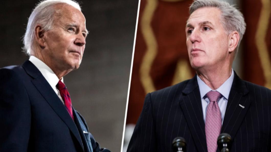 拜登（Joe Biden，圖左）將面臨眾院的彈劾調查。（圖／翻攝自《NBC》）