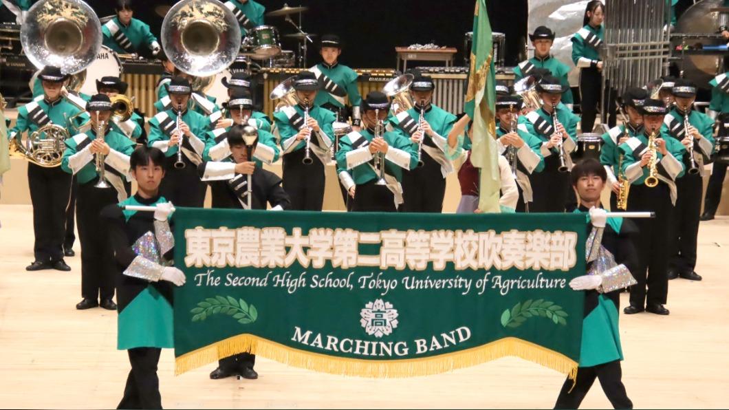 今年雙十國慶邀請東京農業大學第二高等學校吹奏樂部訪台參與國慶大會表演。（圖／高雄市政府提供）