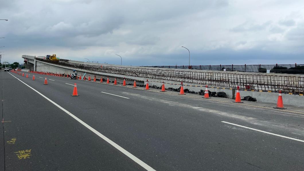 新港社大道與南科聯絡道工程年底完工。（圖／台南市政府提供）