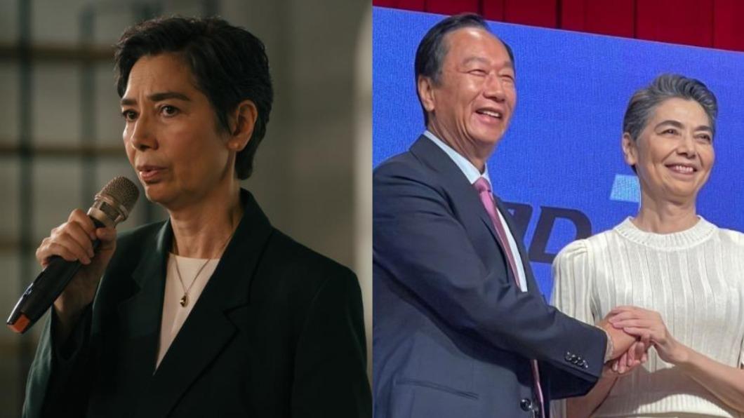 郭台銘、賴佩霞搭檔參選2024正副總統。（圖／翻攝自《人選之人》臉書、潘建樺攝）