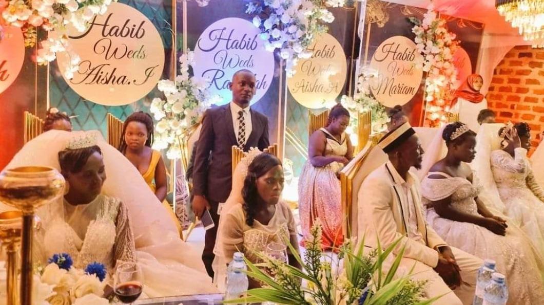 恩西科內內除了承諾會讓妻子們幸福，還透露仍想多娶幾個。（圖／翻攝自「@Funnynewshub」推特）