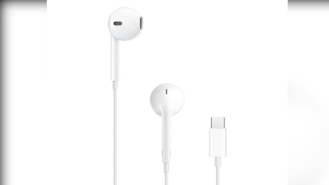 蘋果為EarPods有線耳機推出USB-C版本。（圖／翻攝自蘋果官網）