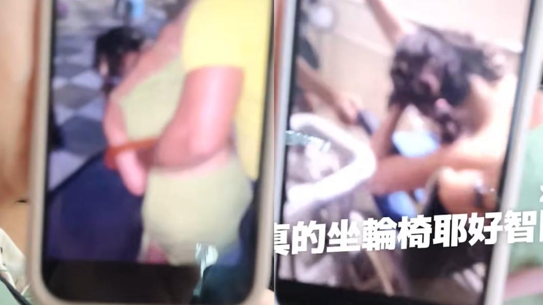 琳妲喝到斷片後,隨行的好友們攙扶她回民宿,中間一度得坐輪椅上樓。(圖/翻攝自 琳妲是0蛋YT頻道)