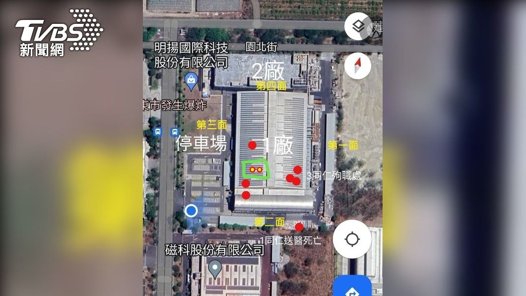 9名罹難者陳屍位置圖。（圖／TVBS）