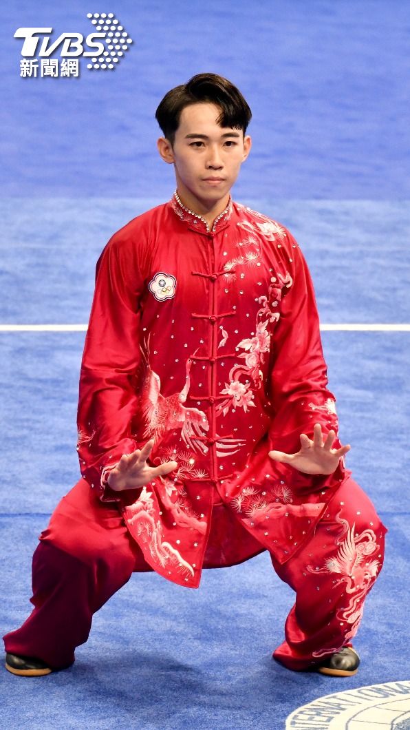 中華隊武術套路代表選手為陳宥崴和孫家閎。(圖/胡瑞麒攝)