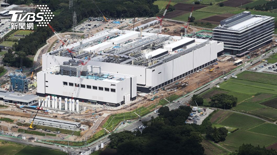 台積電正在熊本菊陽町建設晶片廠。（圖／達志影像美聯社）