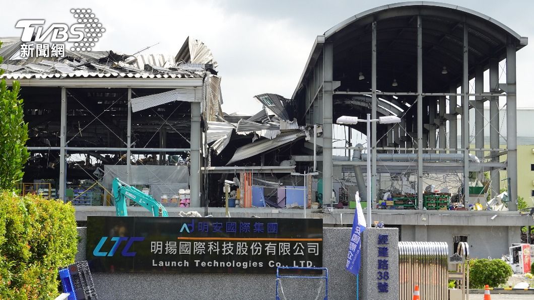 屏東明揚工廠22日發生爆炸意外。（圖／中央社）