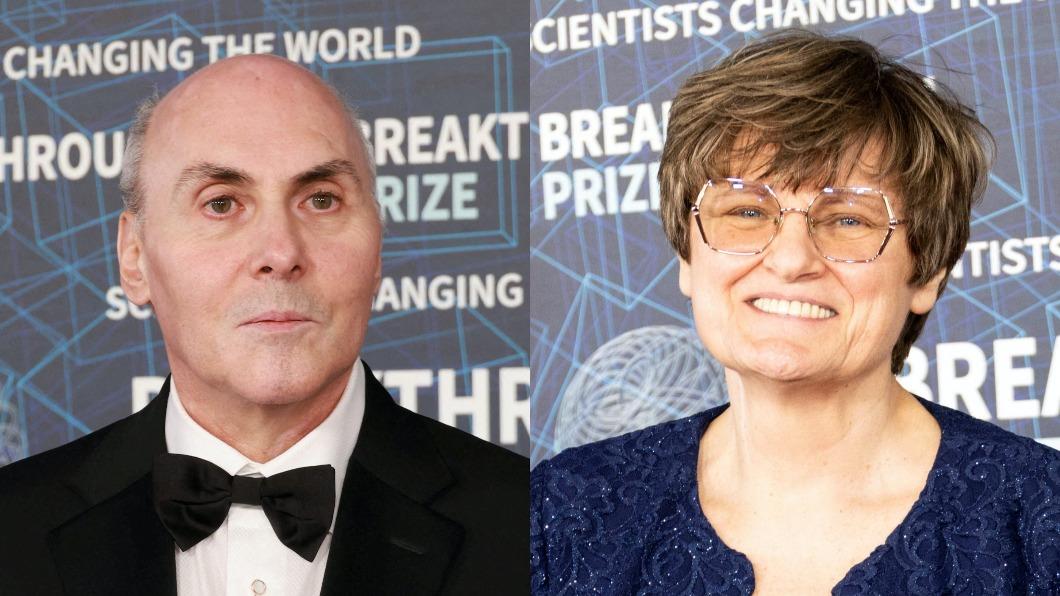 科學家卡里科（圖右）和魏斯曼（圖左）獲得2023諾貝爾生醫獎。（圖／翻攝自Twitter@TRTWorldNow）