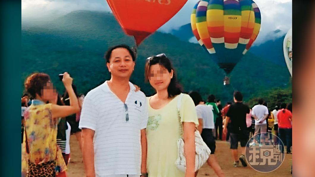 金寶董事長特助蕭慶華（左）遭爆，目前與妻子（右）疑因外遇問題鬧婚變。（圖／讀者提供）