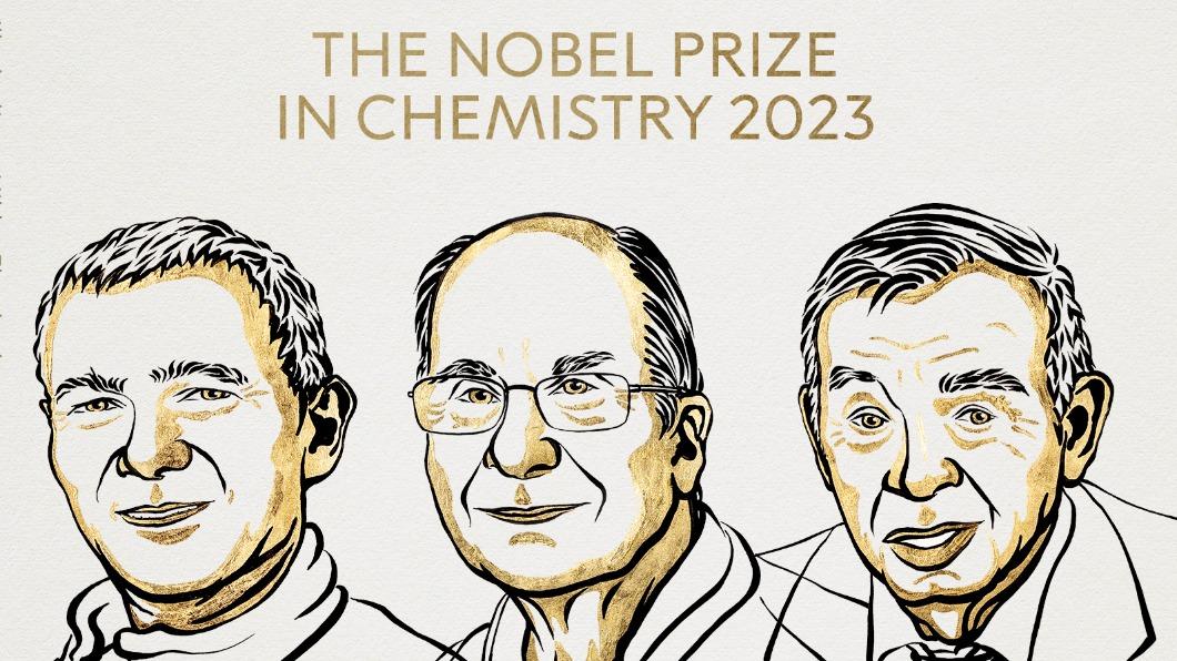 2023年諾貝爾化學獎得主出爐。（圖／翻攝自Twitter@NobelPrize）