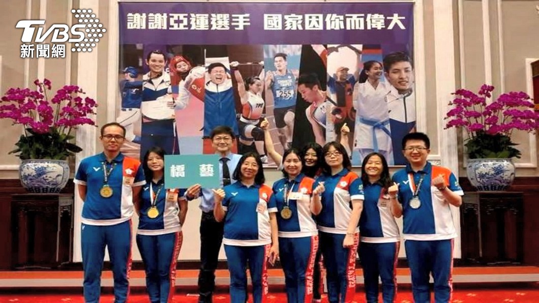 本屆亞運中華隊橋牌代表選手。（圖／TVBS）