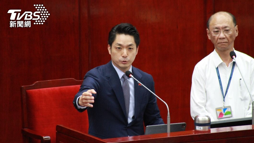 台北市長蔣萬安今罕見動怒。（圖／林至柔攝）