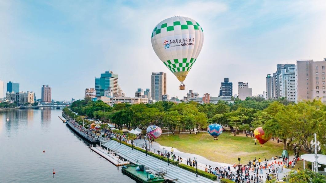 高雄熱氣球加開名額開賣體驗愛河場。（圖／高雄市觀光局提供）