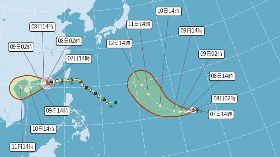 雨彈來襲！颱風外圍環流甩雨 5縣市大雨轟到入夜 鏡週刊 Mirror Media