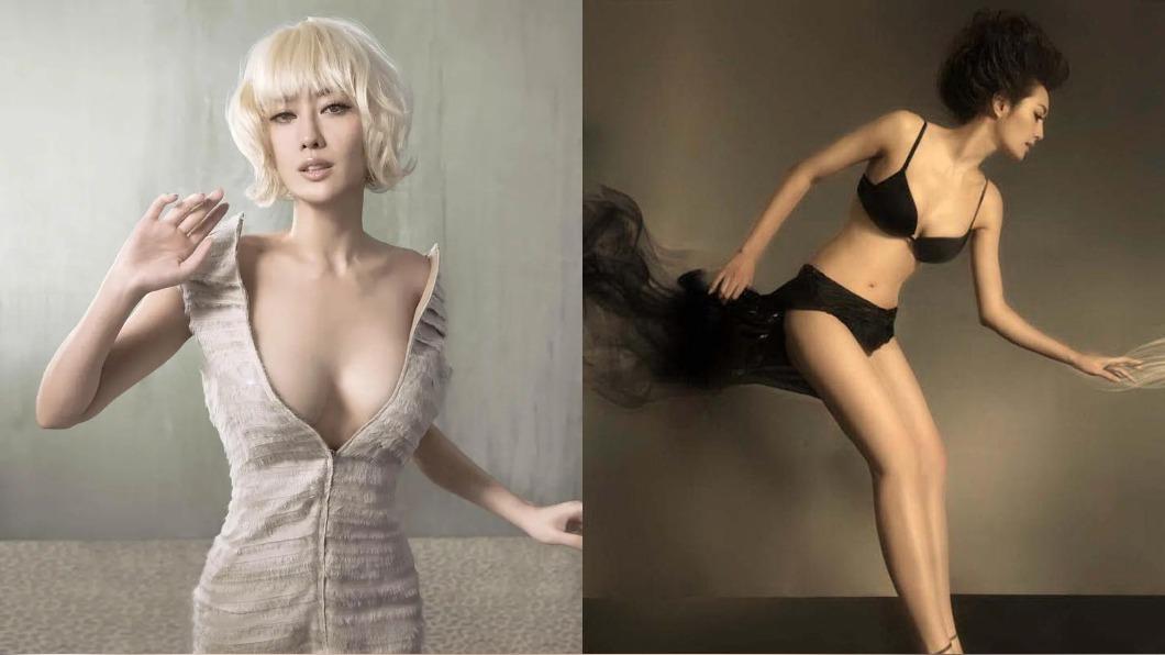 女星孟廣美過去以模特兒身份拍攝許多時尚雜誌。（圖／翻攝自文娛大事件微博）