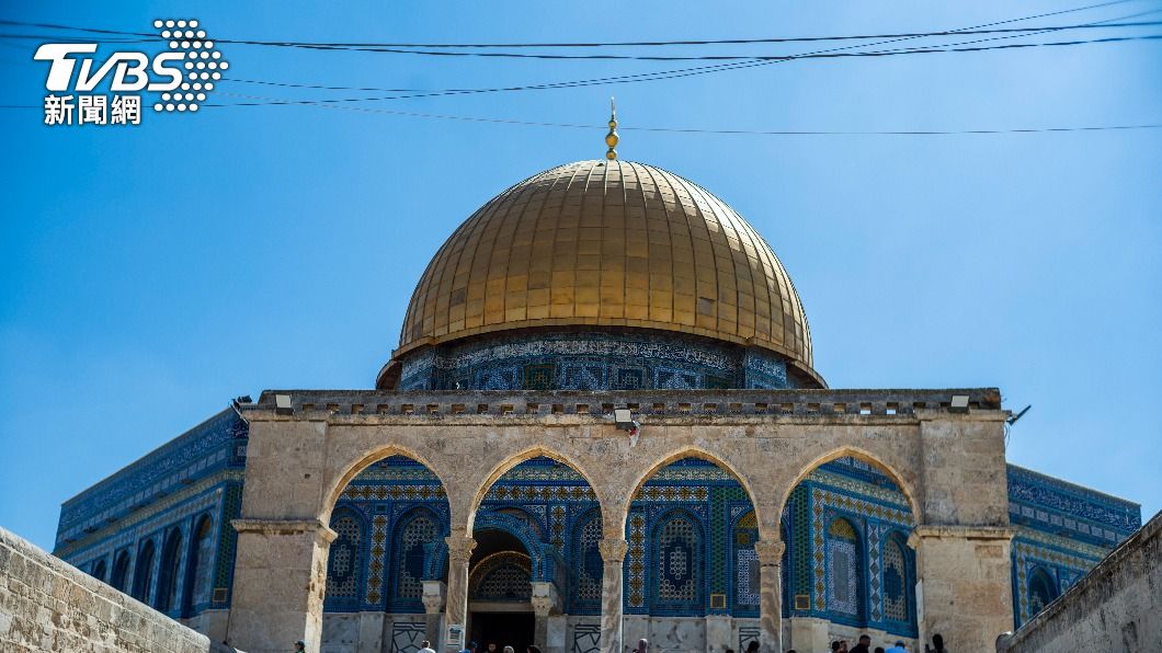 阿克薩清真寺一直是巴勒斯坦與以色列之間的衝突引爆點。（圖／達志影像美聯社）