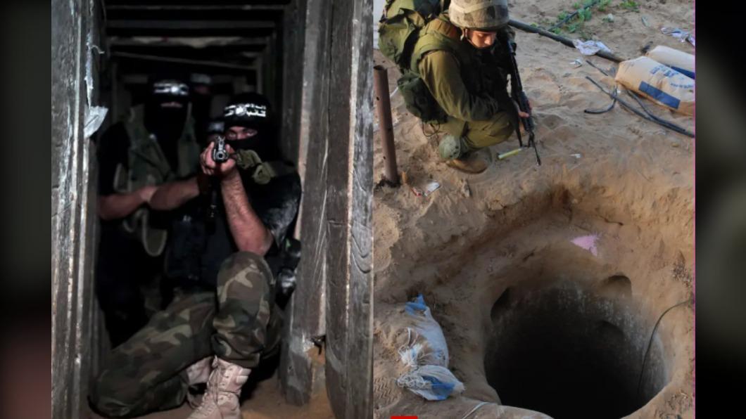 哈瑪斯挖300英里長「地下隧道」 。（圖／翻攝自《紐約郵報》）