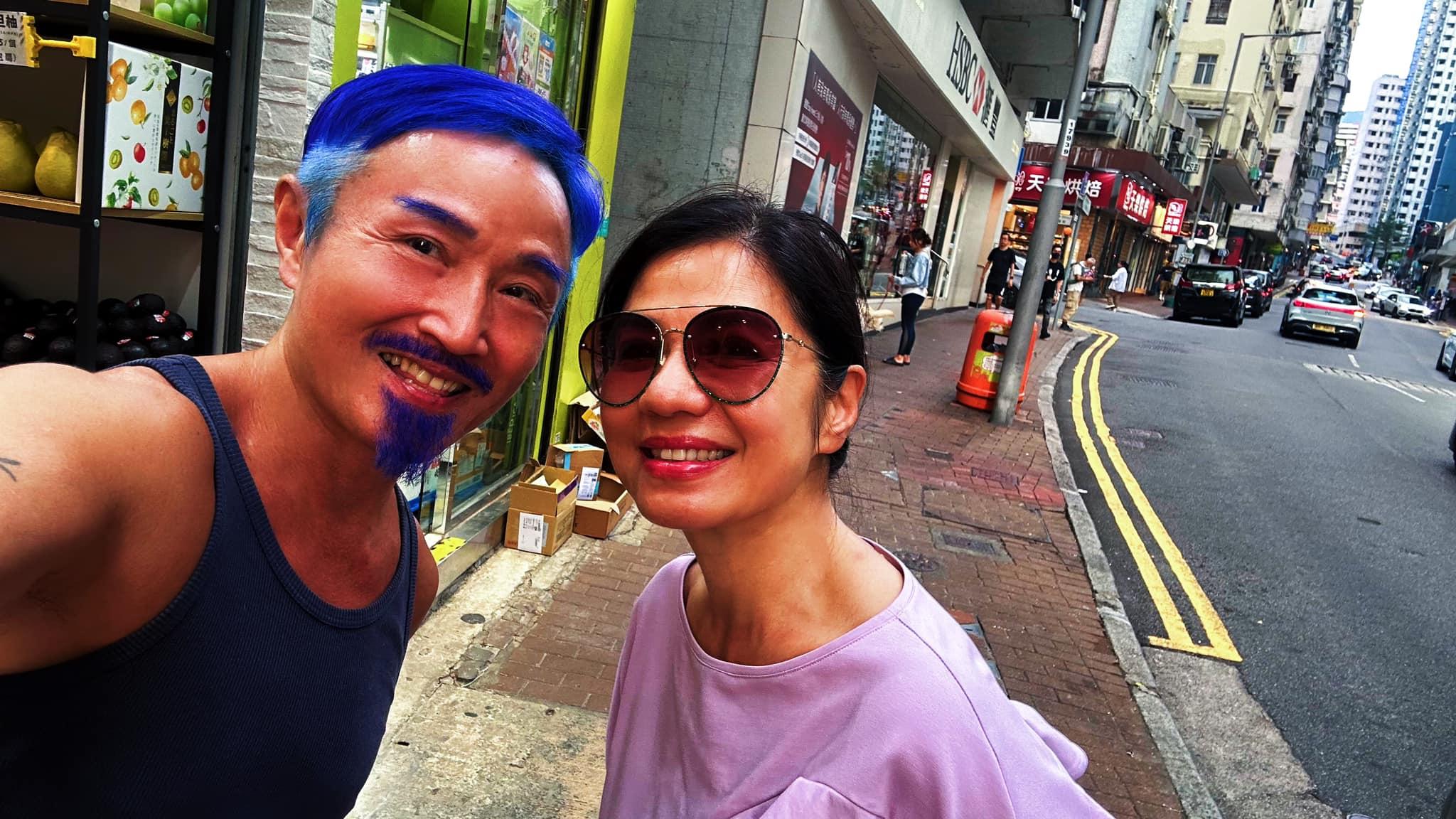 周啟生與鍾楚紅和合影。（圖／翻攝自周啟生臉書）