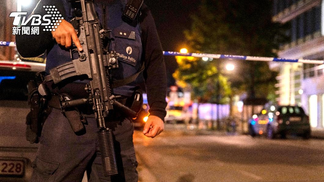 比利時首都布魯塞爾當地時間16日晚間7時發生槍擊案。（圖／達志影像美聯社）