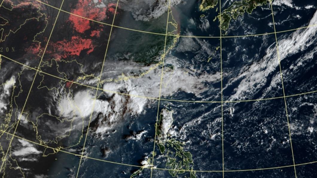 熱帶性低氣壓（TD18）將生成第16號颱風「三巴」。（圖／中央氣象署）