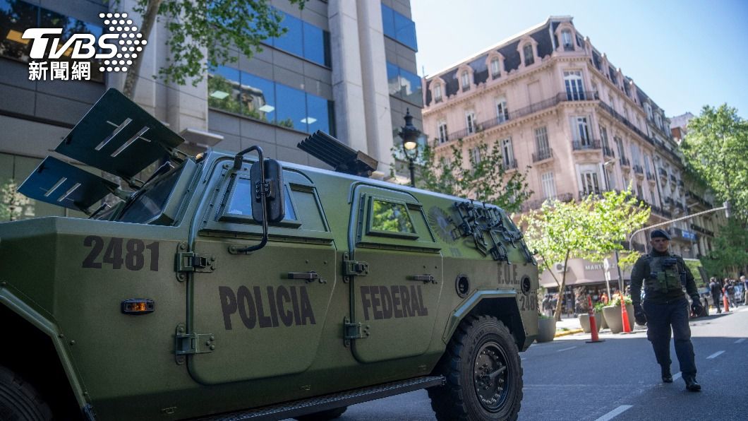 以色列駐阿根廷大使館收到炸彈威脅。（圖／達志影像美聯社）