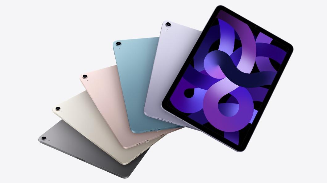 新一代iPad Air傳將首度新增歷代最大的12.9吋版本。（示意圖／翻攝自蘋果官網）