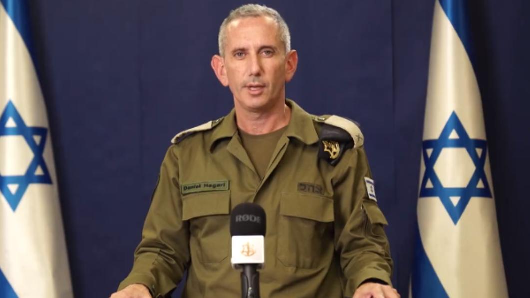 以色列軍方發言人哈加里。（圖／翻攝自Ｘ＠seketulawan）
