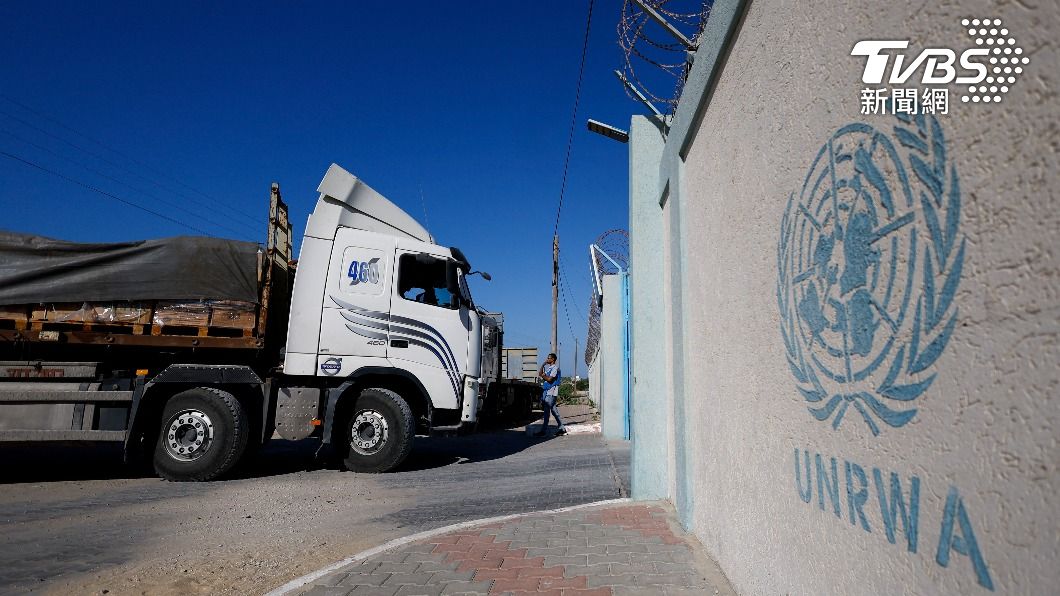 聯合國的援資車隊抵達加薩。（圖／達志影像路透社）