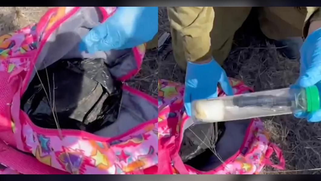 哈瑪斯在兒童背包放7公斤炸彈。（圖／翻攝自《紐約郵報》）