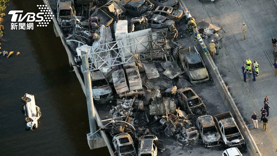美國路易斯安那州23日發生嚴重車禍，至今造成8人死亡。（圖／達志影像美聯社）