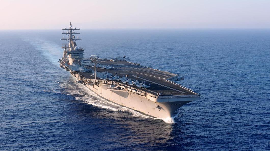 美國五角大廈宣佈，艾森豪號航空母艦打擊群將移駐波斯灣。（圖／翻攝自美國海軍）