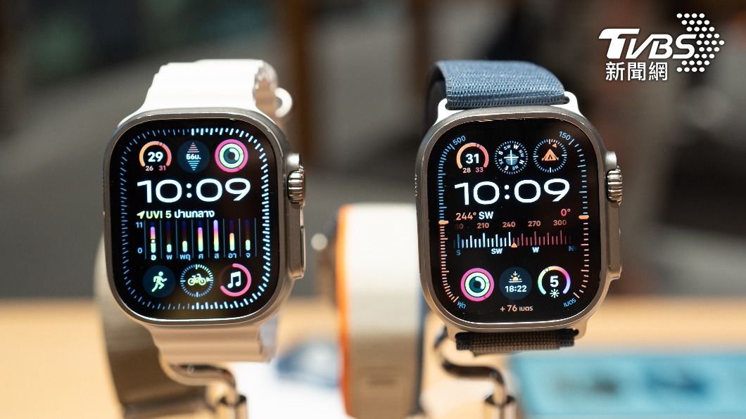 Apple Watch Ultra是蘋果專為戶外運動打造，今年推出第2代機型。（示意圖／Shutterstock達志影像）