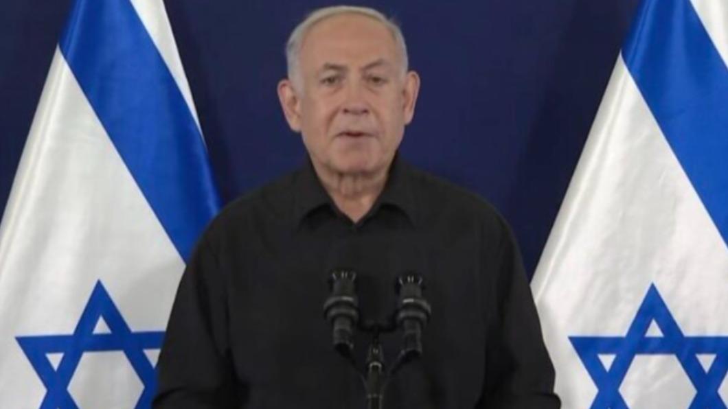 以色列總理納坦雅胡（Benjamin Netanyahu）表示戰爭進入第二階段、目標摧毀哈瑪斯。（圖／翻攝自《以色列時報》）