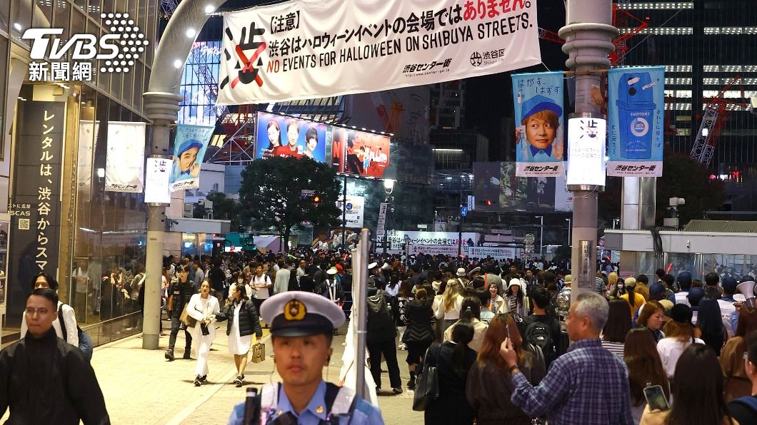 隨著萬聖節到來，澀谷區也提高警戒。（圖／達志影像美聯社）
