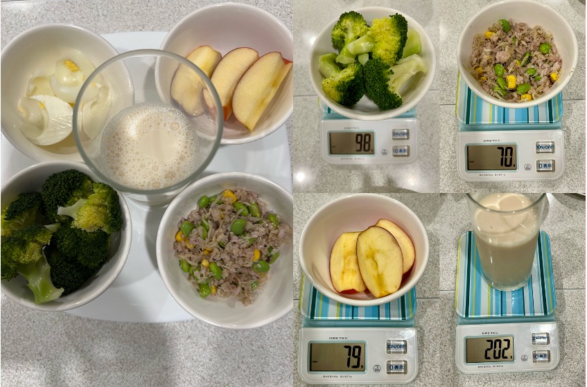 實測在食物、重量、時間都相同情況下，僅改變進食順序，血糖波動變化。（圖／翻攝自吳映蓉臉書）