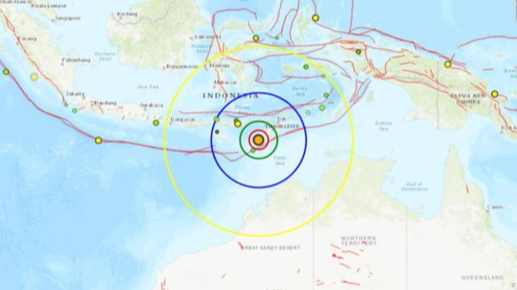 印尼發生6.1強震。（圖／翻攝自@Quantectum Indonesia推特)