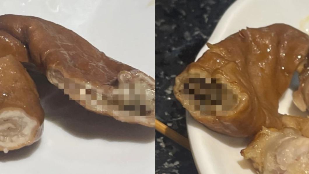 中國大陸一名留學生控訴在澳洲某火鍋店吃到「原味大腸」。（圖／翻攝自小紅書）