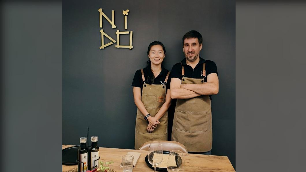 西班牙私廚Nido主廚Jon與妻子Sonia。（圖／高雄市青年局提供）