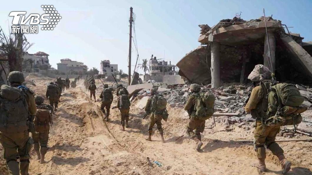 以色列軍方稱，已將加薩走廊一分為二。（圖／達志影像美聯社）