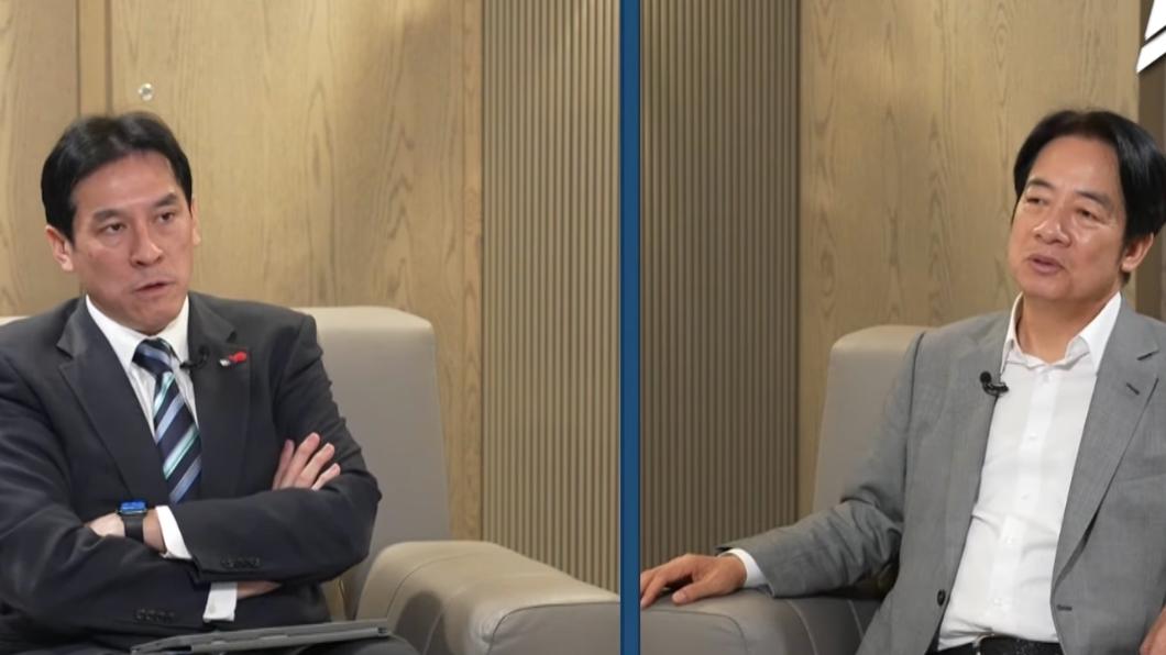 民進黨總統參選人賴清德接受「風傳媒」網路節目「下班瀚你聊」專訪。（圖/風傳媒提供）