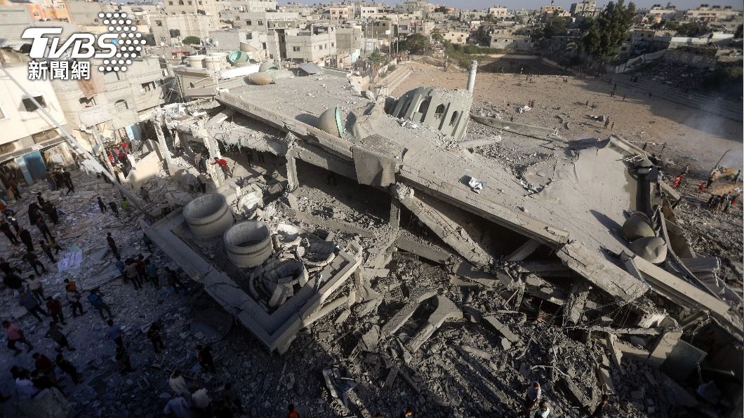以色列轟炸加薩走廊造成大量傷亡。（圖／達志影像美聯社）