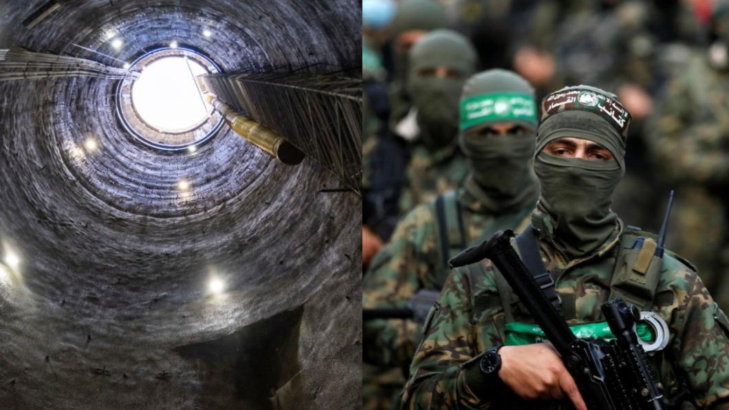 以軍稱摧毀130個地道豎井（tunnel shaft），表示哈瑪斯打算長期藏匿。（圖／翻攝自France24、Ground Engineering）
