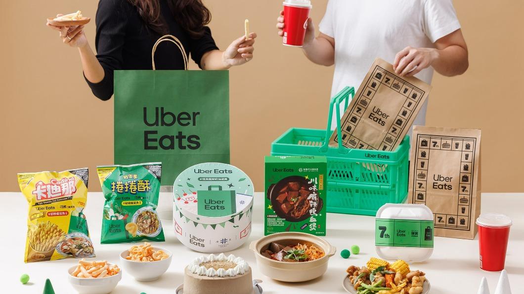 Uber Eats 歡慶登台 7 週年推 5 款限定聯名商品。（圖／Uber Eats 提供）。（圖／業者提供）