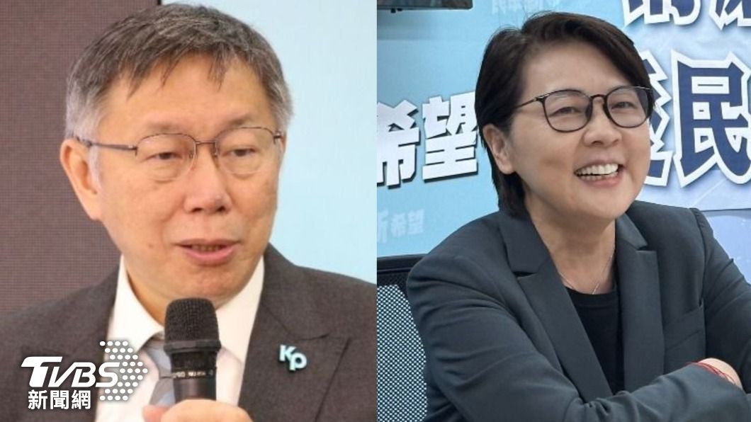 民眾黨總統參選人柯文哲；柯辦總幹事黃珊珊。（圖／TVBS資料畫面、陳昫蓁攝）