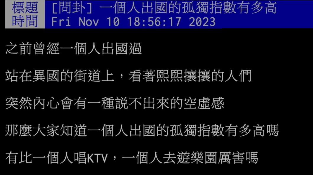 原PO發文。（圖／翻攝自PTT）