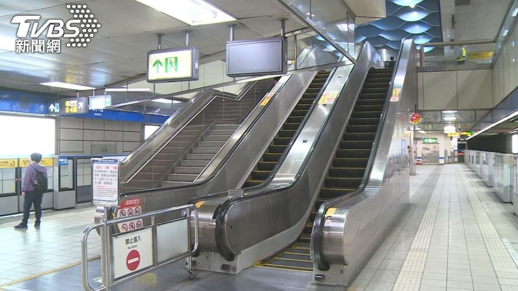 捷運手扶梯。（圖／TVBS資料畫面）